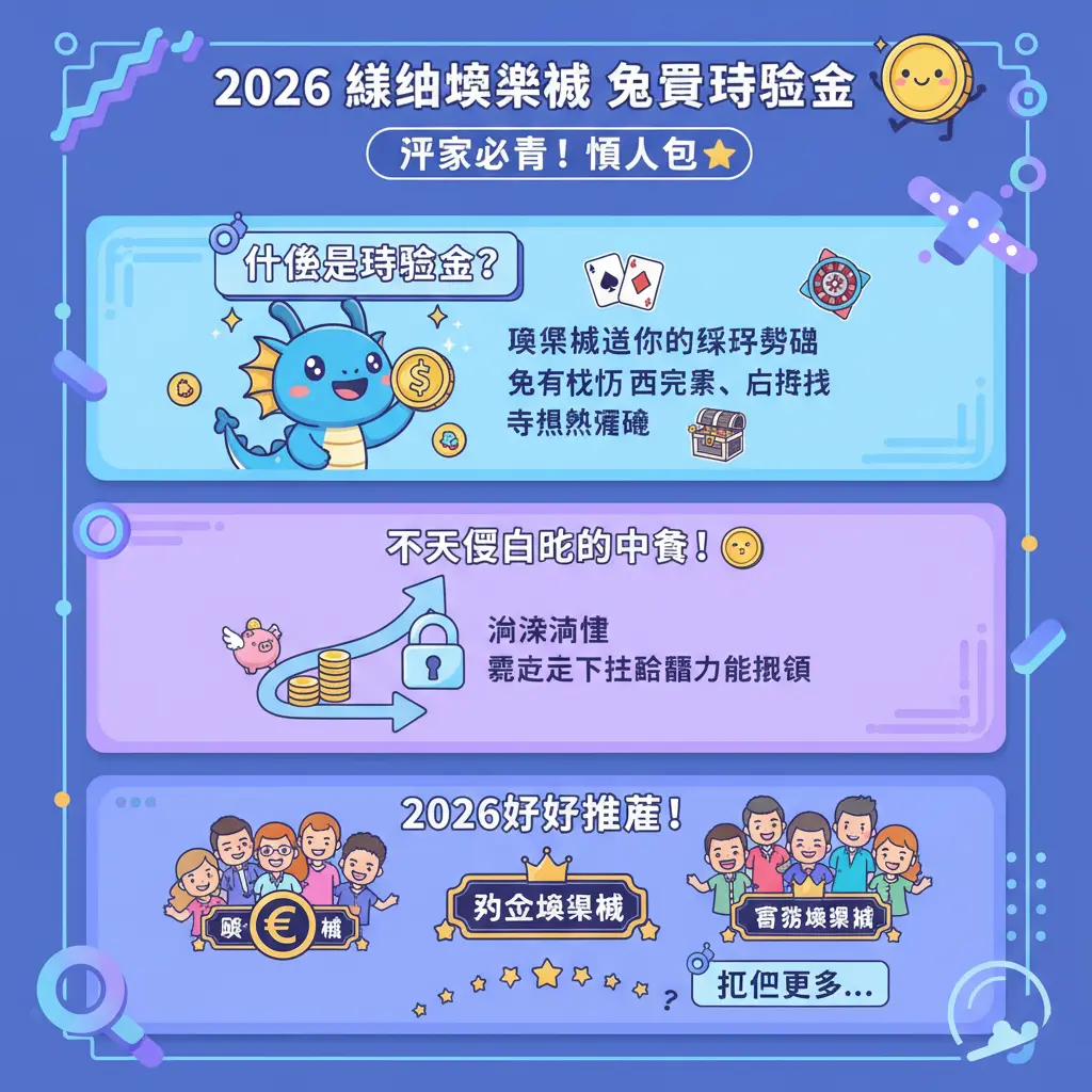 免費體驗金 - 線上娛樂城